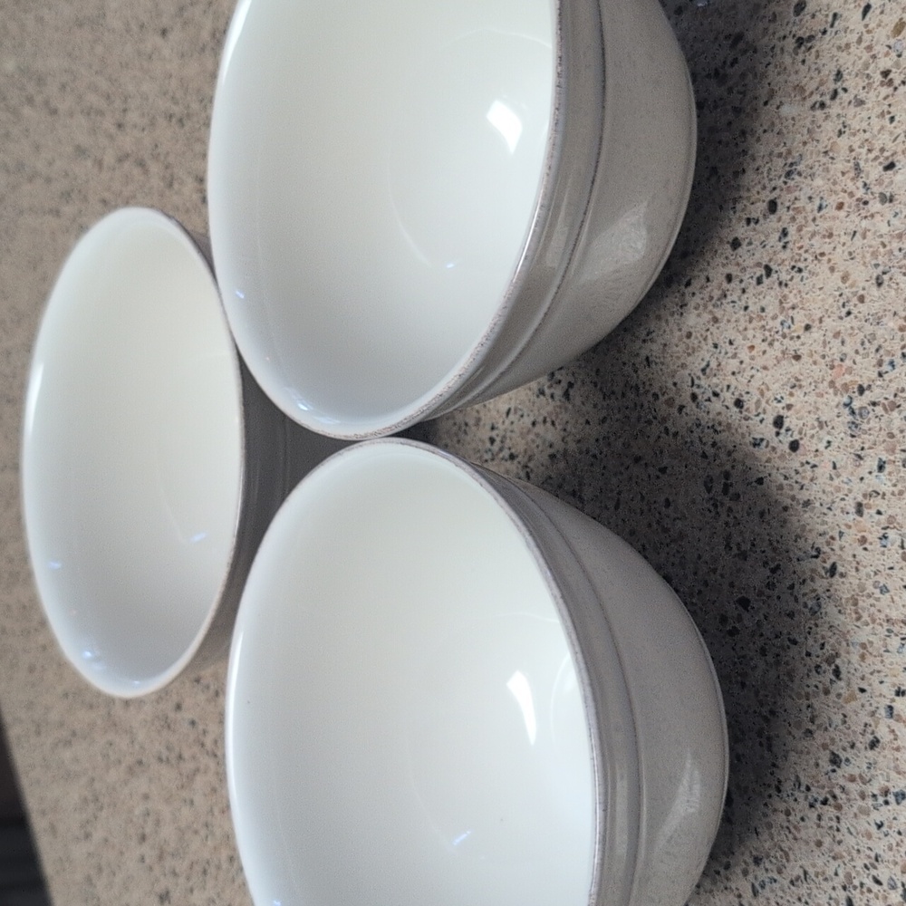 POTTERY BARN/"CAMBRIA" Cereal/Soup Bowls/SET of 3 - Picture 7 of 9